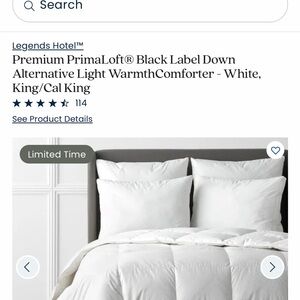 NWT / The Company Store / White Comforter